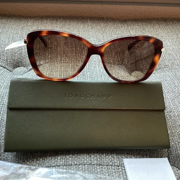 Longchamp 56mm Gradient Lens Butterfly Sunglasses - Picture 2 of 9